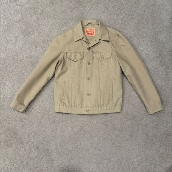 Levi’s Men’s Trucker Jacket – Tan – Size Large – Excellent Condition - Picture 3 of 12